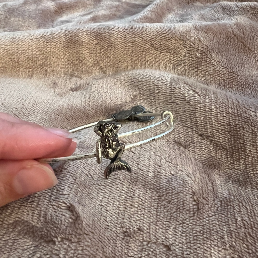 Alex and Ani Silver Mermaid Bracelet